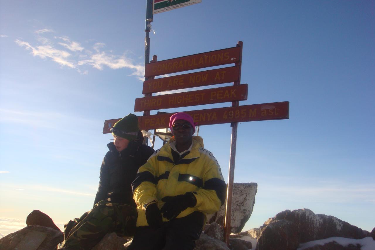 Mount Kenya Trekking Tours - YHA Kenya Travel Mountain Adventures.
