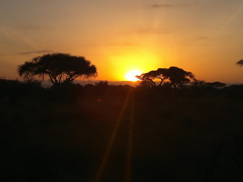 Sun Set View, YHA Kenya Travel , Amboseli National Park, Safari Booking.